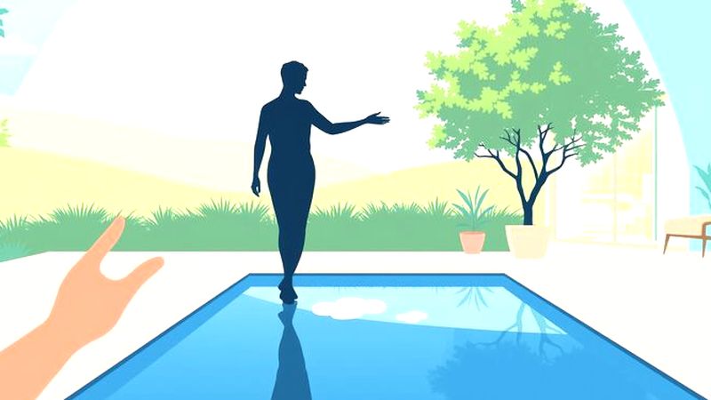 Una figura se recupera en calma