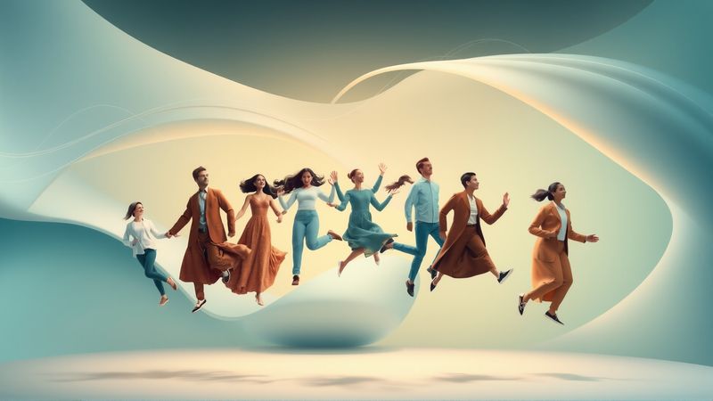 Un equilibrio armonioso y sereno emerge