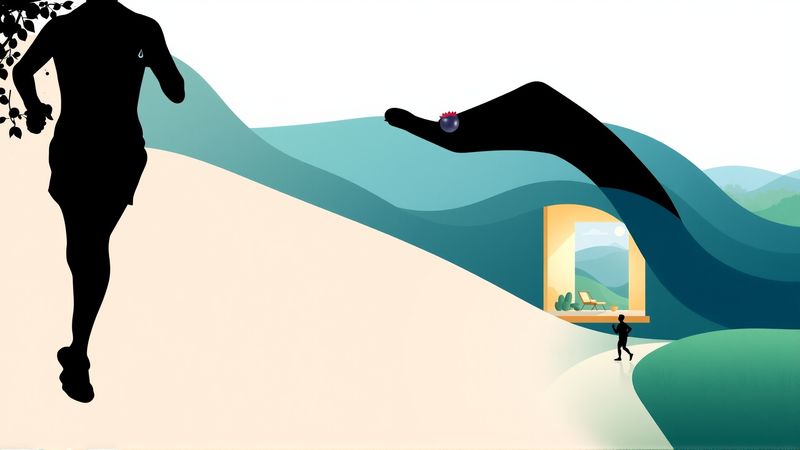 Un corredor tranquilo encuentra fortaleza y cuidado