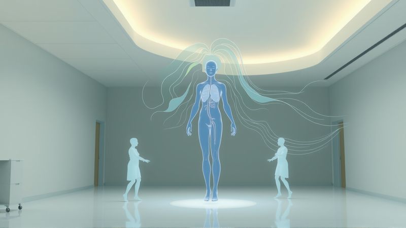 Una figura serena explora la armonía interna