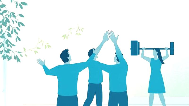 Ilustración profesional de crecimiento sereno y equilibrado