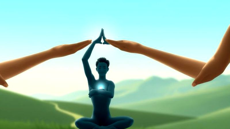 Una figura se recupera silenciosamente y con calma