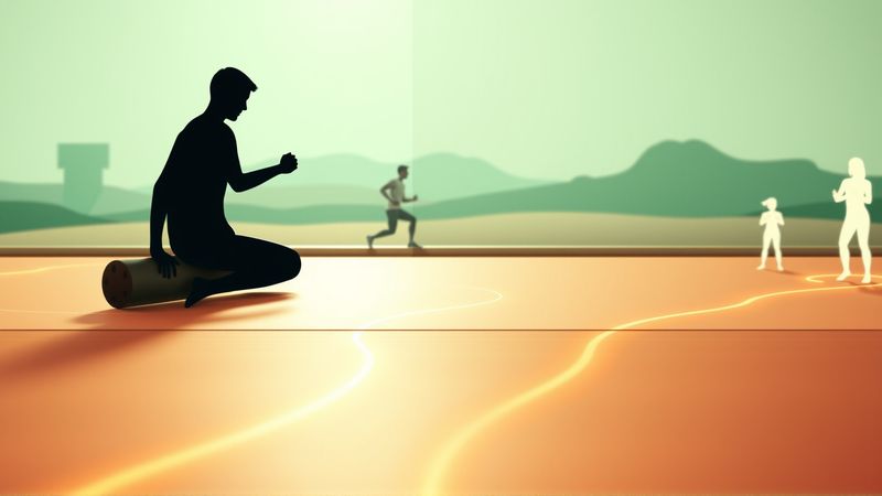 Imagen serena de recuperación y progreso